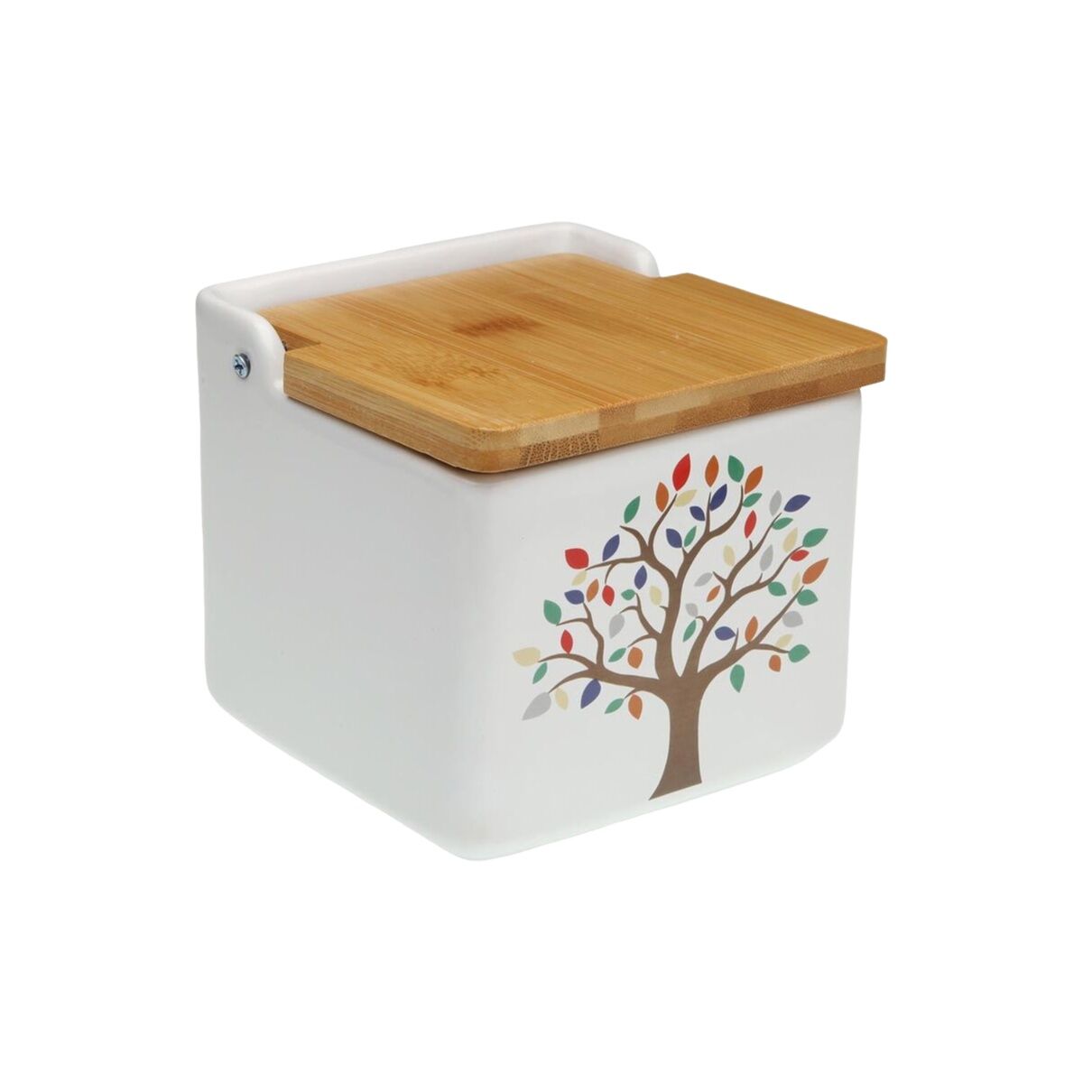 Image secondaire de Salière avec couvercle Versa Céramique Arbre 12,2 x 11,5 x 12,2 cm