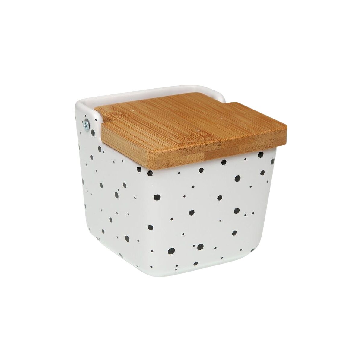 Image secondaire de Salière avec couvercle Versa Speckle Céramique 8,8 x 8,5 x 8,8 cm