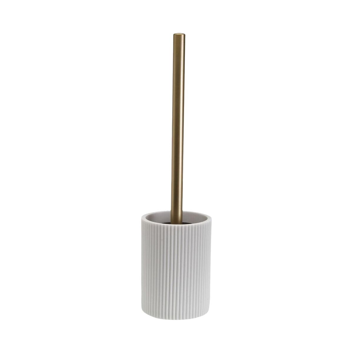 Image secondaire de Brosse de salle de wc Versa Blanc Résine Acier 9,4 x 37 x 9,4 cm