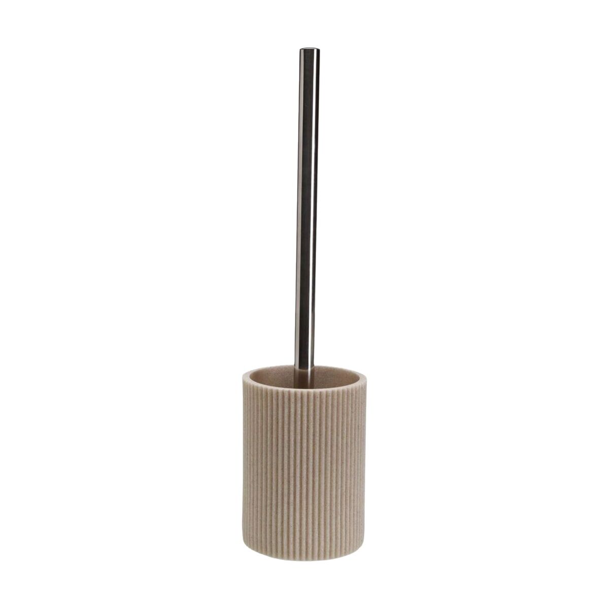 Image secondaire de Brosse de salle de wc Versa Beige Résine Acier 9,4 x 37 x 9,4 cm