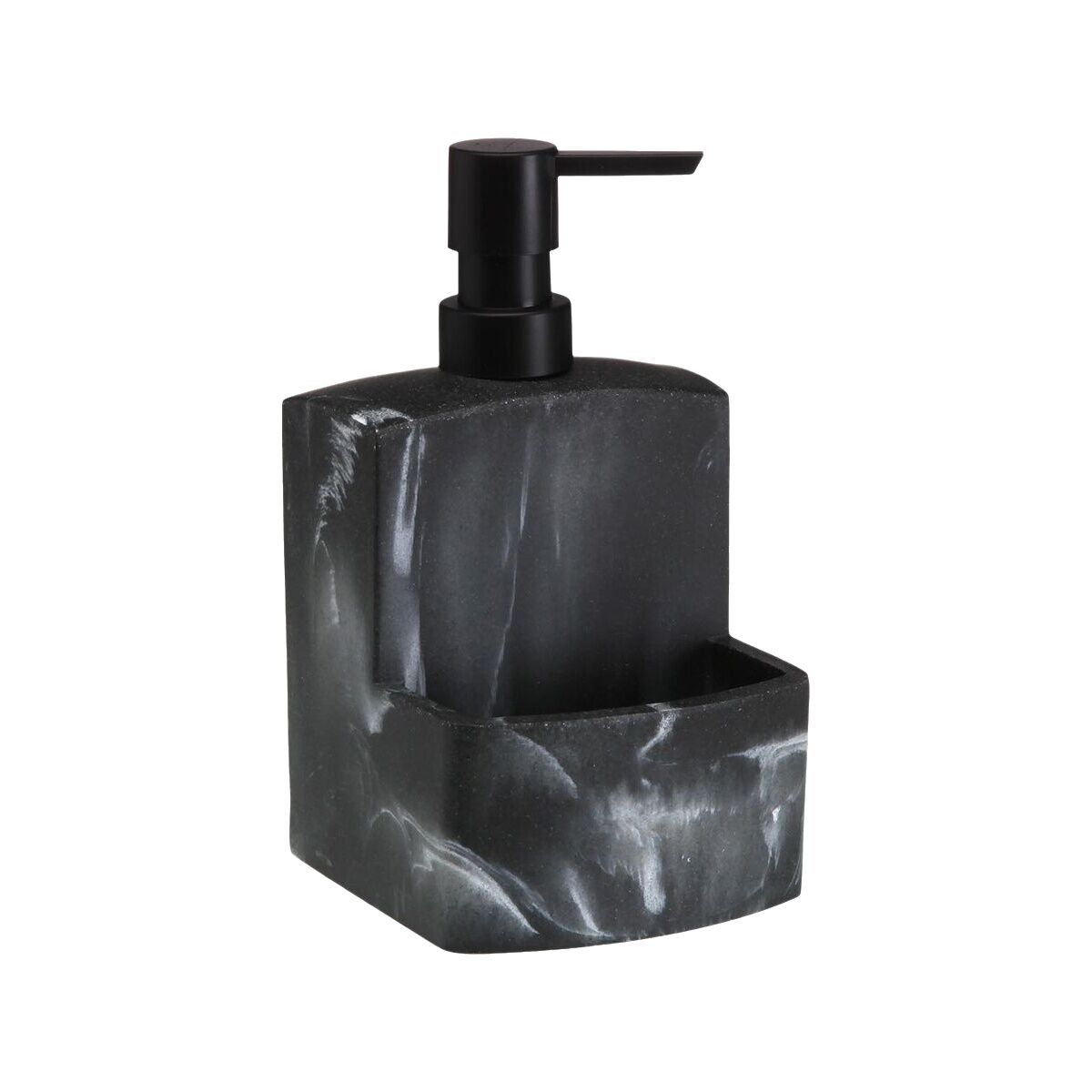 Image secondaire de Distributeur de Savon Versa Noir Résine 10,3 X 18,5 X 10,3 CM
