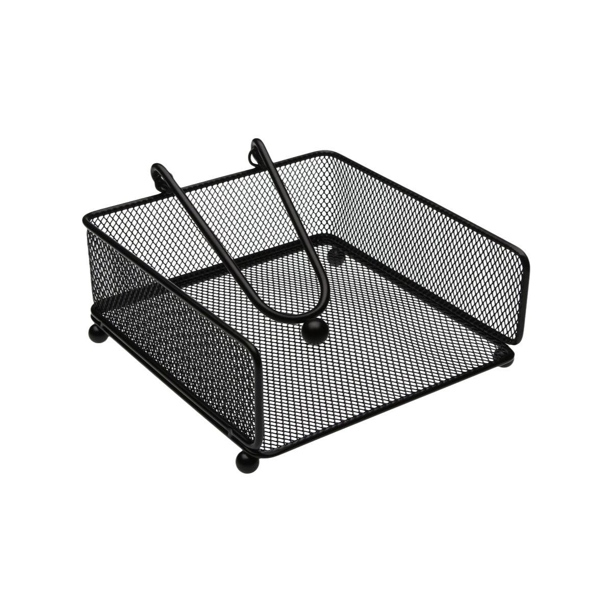 Napkin holder Versa Black Steel Iron 17,5 X 9 X 18 CM, view 2