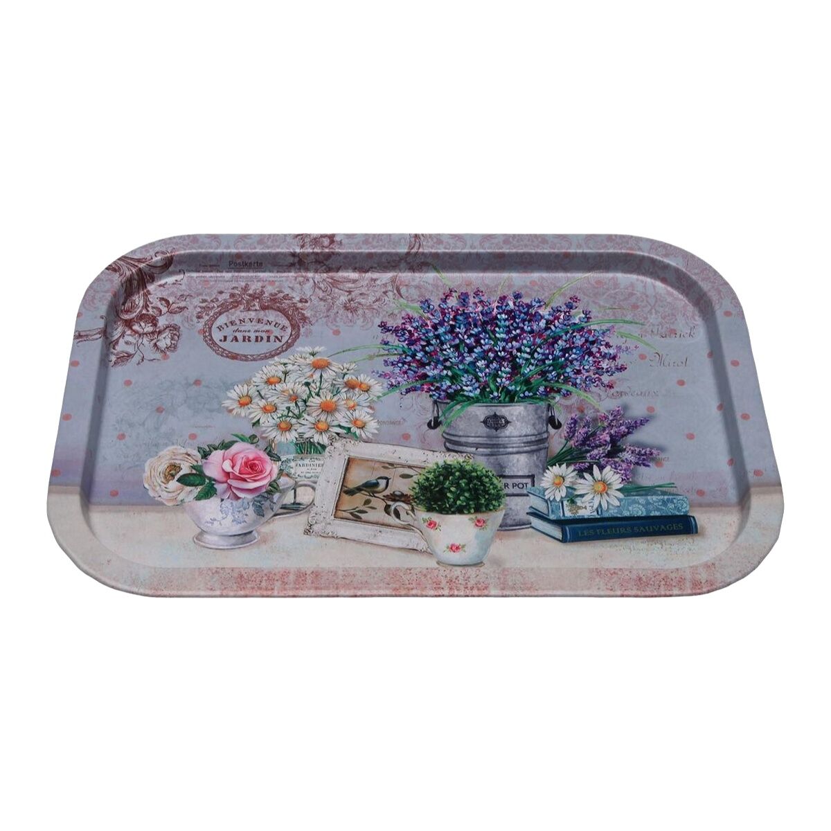Image secondaire de Plateau Versa Fleurs 23 X 1,5 X 34 CM