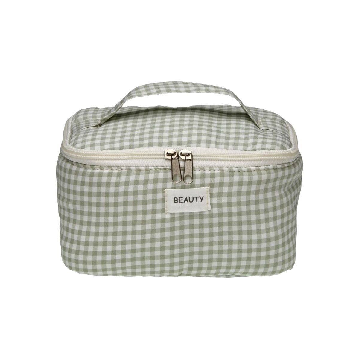 Image secondaire de Nécessaire de Voyage Versa Vichy Vert Polyester Textile 12 x 12 x 20 cm