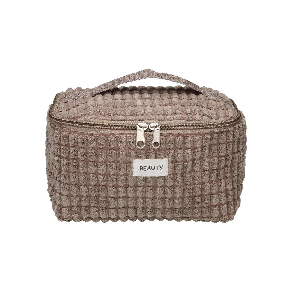 Image secondaire de Nécessaire de Voyage Versa Corduroy Kaki Polyester Textile 12 x 12 x 20 cm