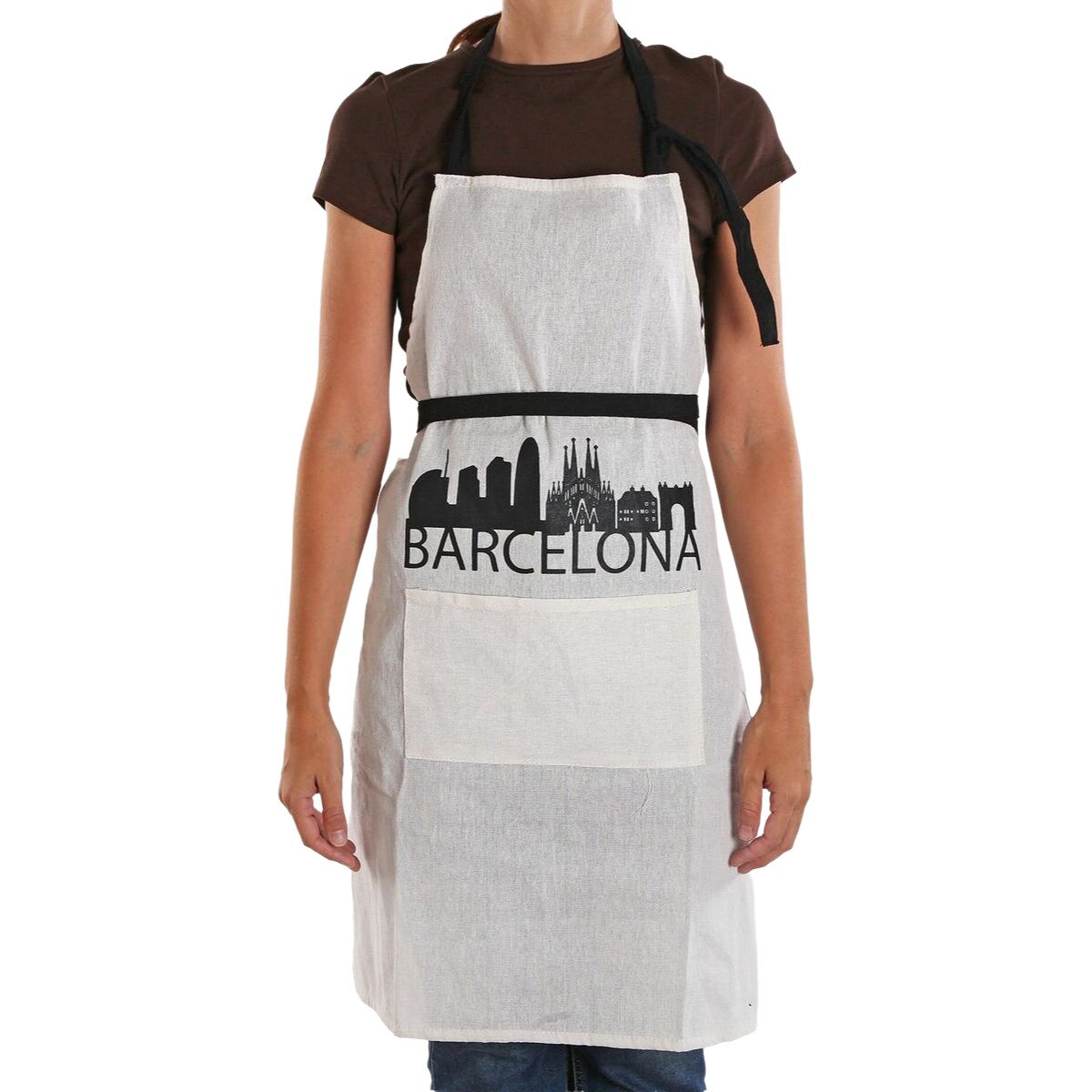 Apron Versa Barcelona Nylon Polyester Cotton 80 x 70 cm, view 2