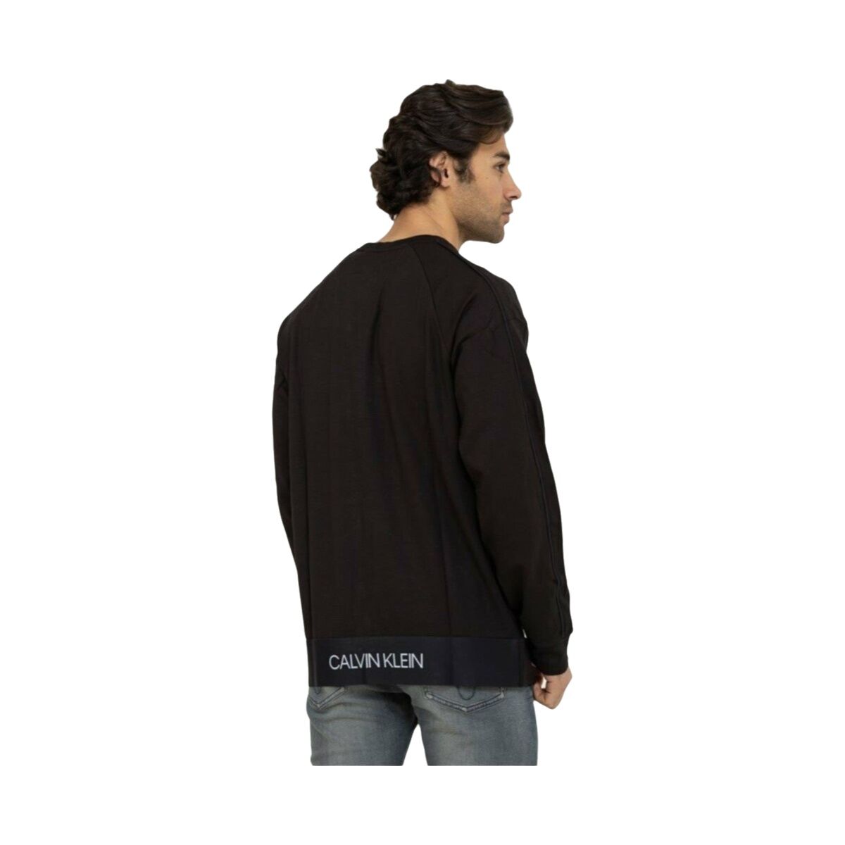 Herensweater zonder Capuchon Calvin Klein Zwart L (Refurbished B)