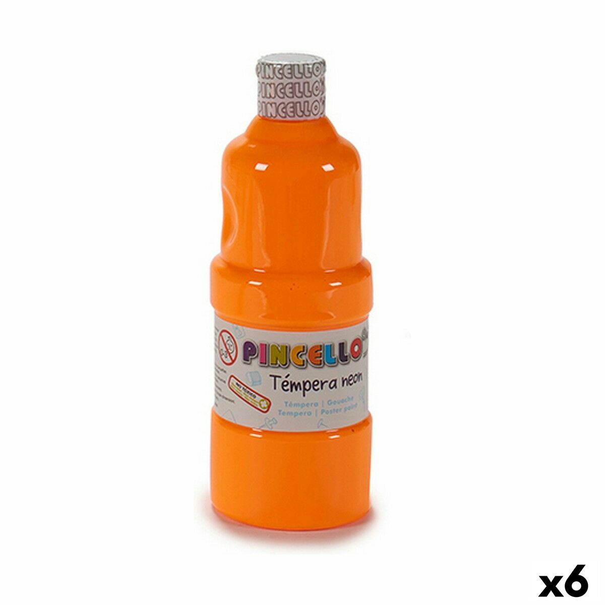 Gouache Neon Orange 400 ml (6 Unités)