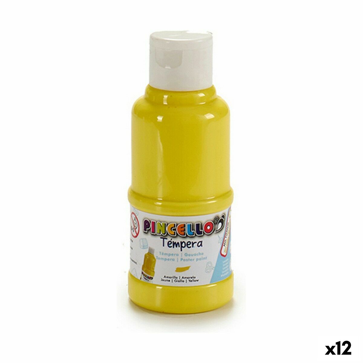Gouache Jaune (120 ml) (12 Unités)