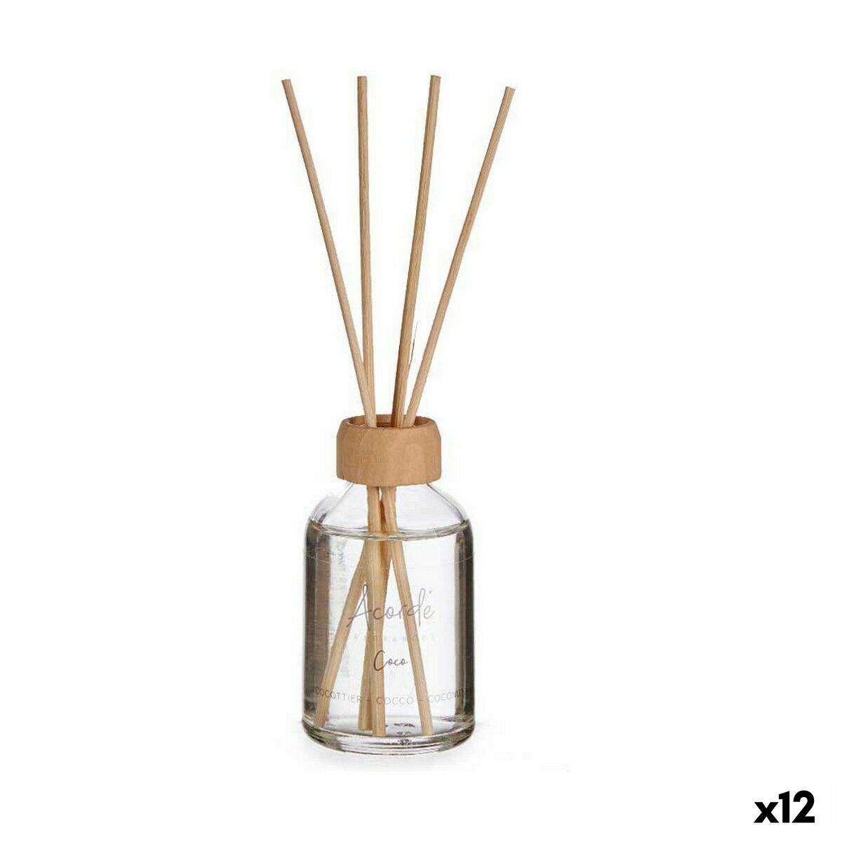 Bâtonnets Parfumés Coco 50 ml (12 Unités)