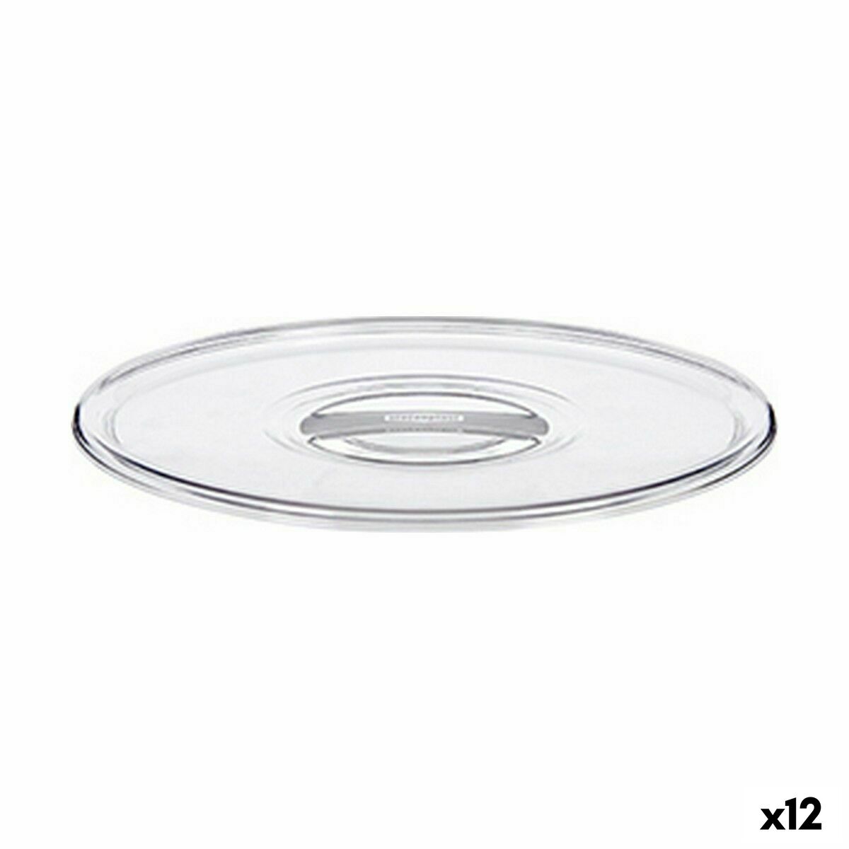 Couvercle Stefanplast Tosca Transparent Plastique 23,5 x 2 x 23,5 cm (12 Unités)