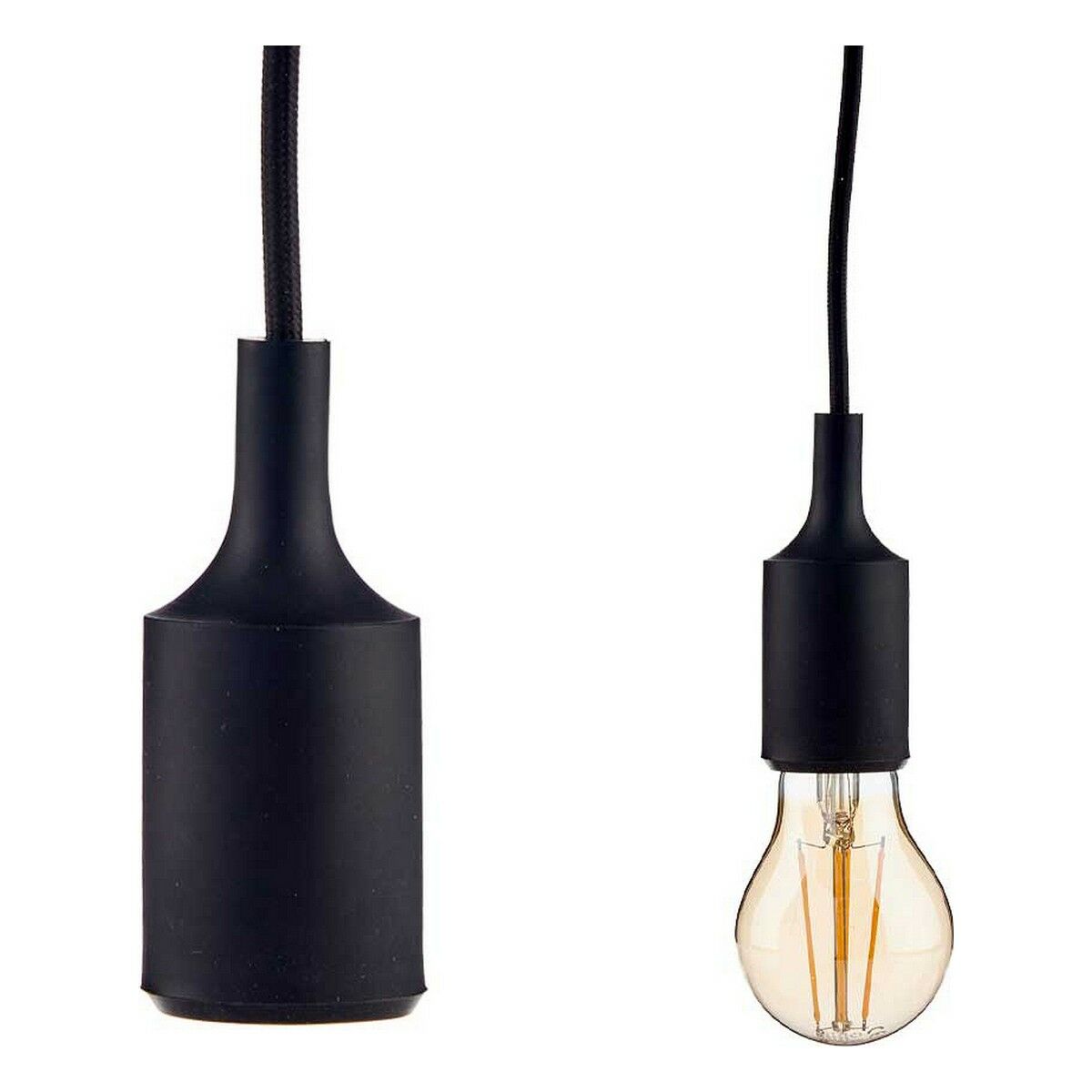 Ceiling Light Gift Decor Black 60 W 220-250 V (6 Units)