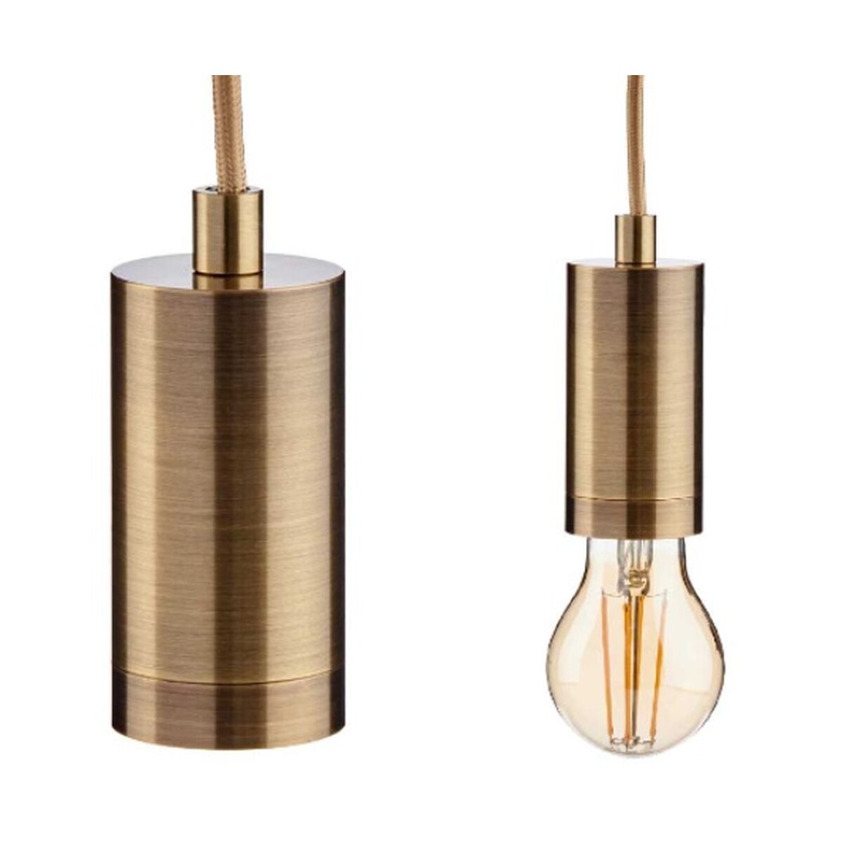 Ceiling Light Gift Decor Golden 60 W (6 Units)