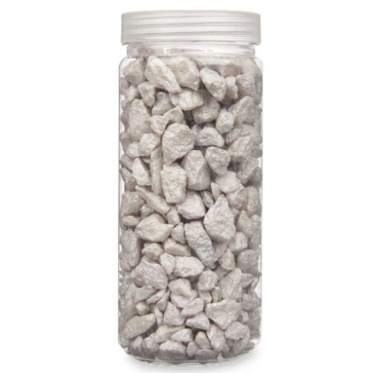 Decorative Stones Gift Decor Grey 10 - 20 mm 700 g 6,2 x 15,3 x 6,2 cm 6,5 x 15,8 x 6,5 cm (12 Units)