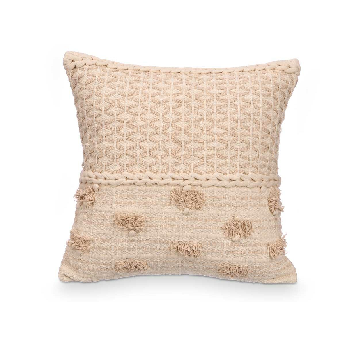 Image secondaire de Coussin GiftDecor 4734 Beige Naturel 45 x 15 x 45 cm (6 Unités)