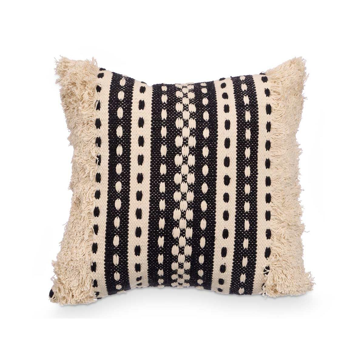 Image secondaire de Coussin GiftDecor 4737 Noir Beige 45 x 15 x 45 cm (6 Unités)