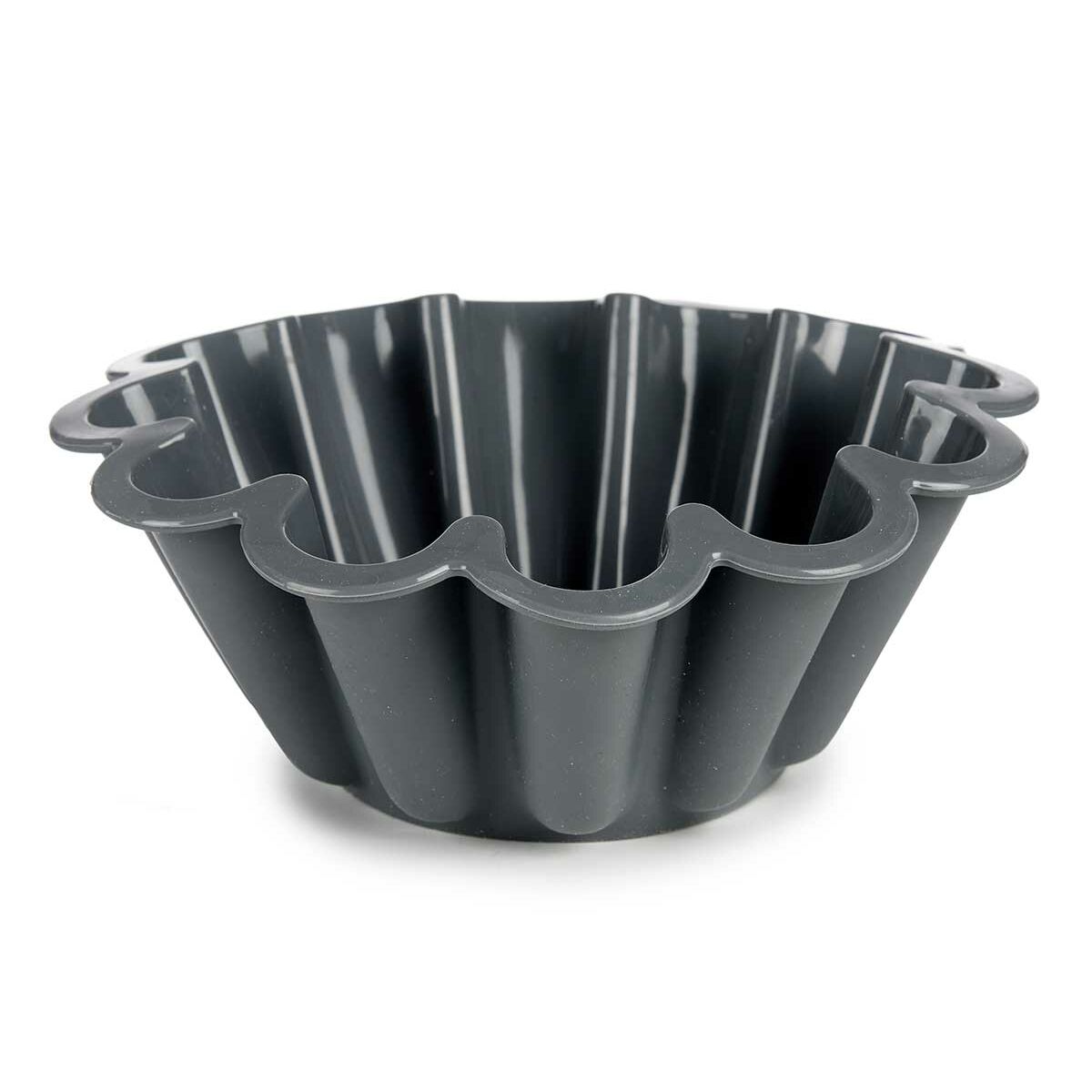 Image secondaire de Moule à pâtisserie Kinvara HH477 Gris clair Gris foncé Silicone 1,5 L 24,5 x 10 x 24,5 cm (6 Unités)