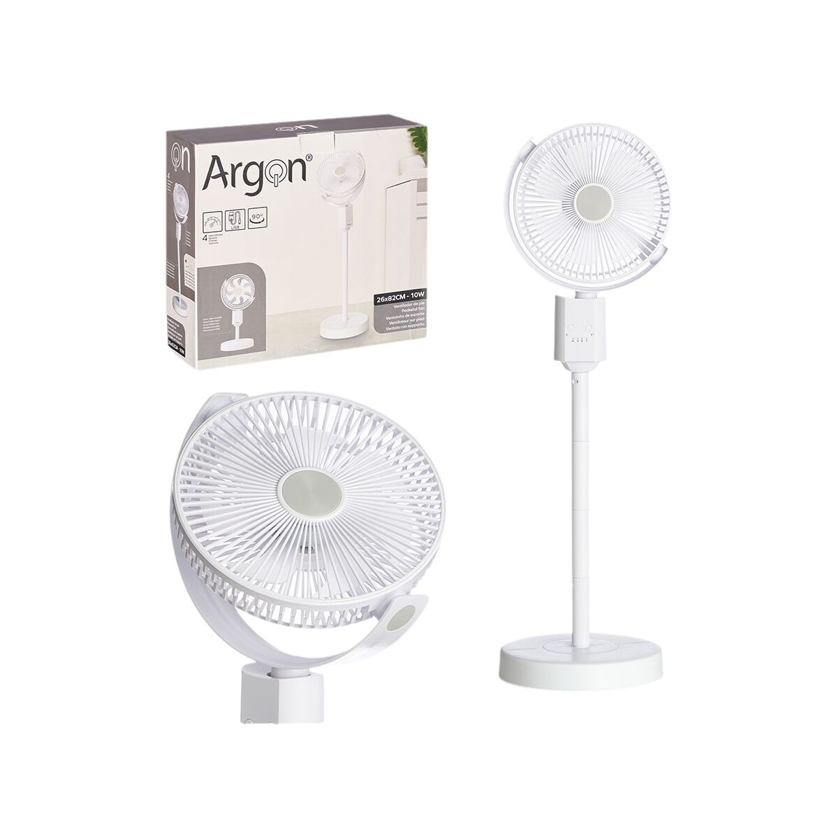 Image secondaire de Ventilateur sur Pied Argon 5080-1 5080-1 Blanc 10 W