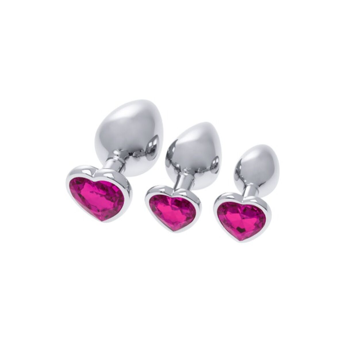 Plug Anal S Pleasures Rosa Plateado
