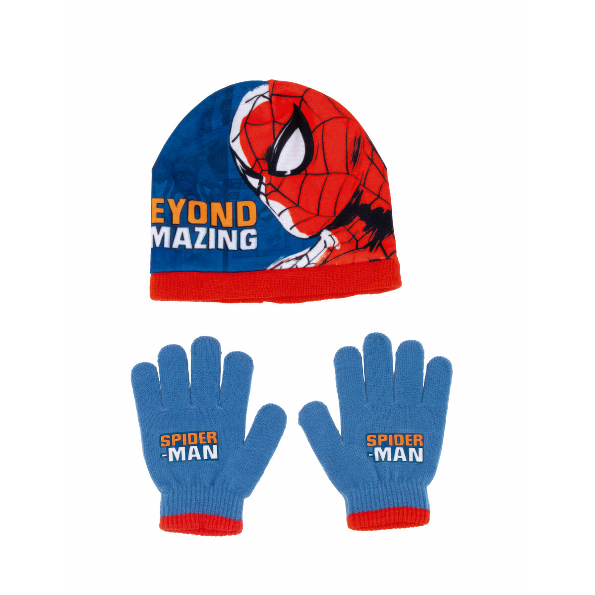 Bonnet et gants Spiderman Great power