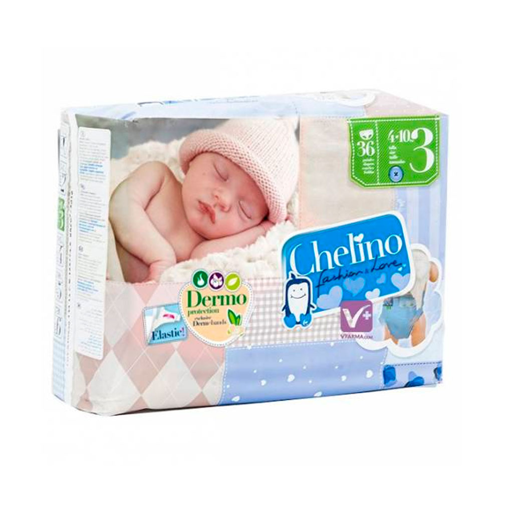 Disposable nappies Chelino (36 uds)