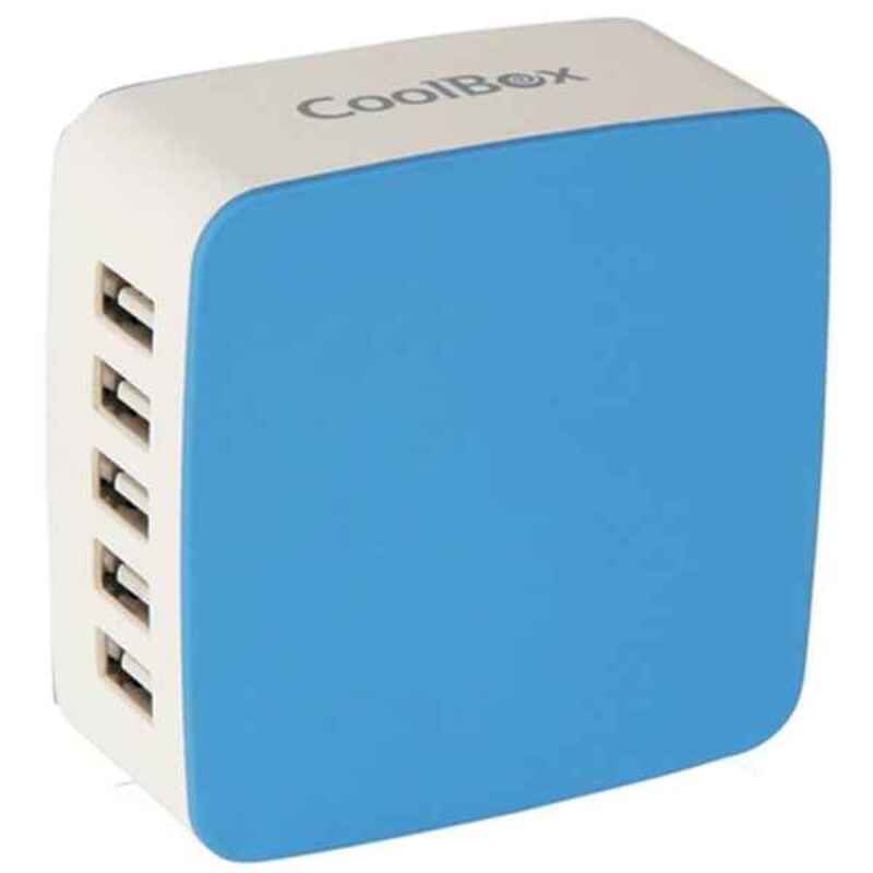 Wall Charger CoolBox COO-RT5U-BW          Blue / White