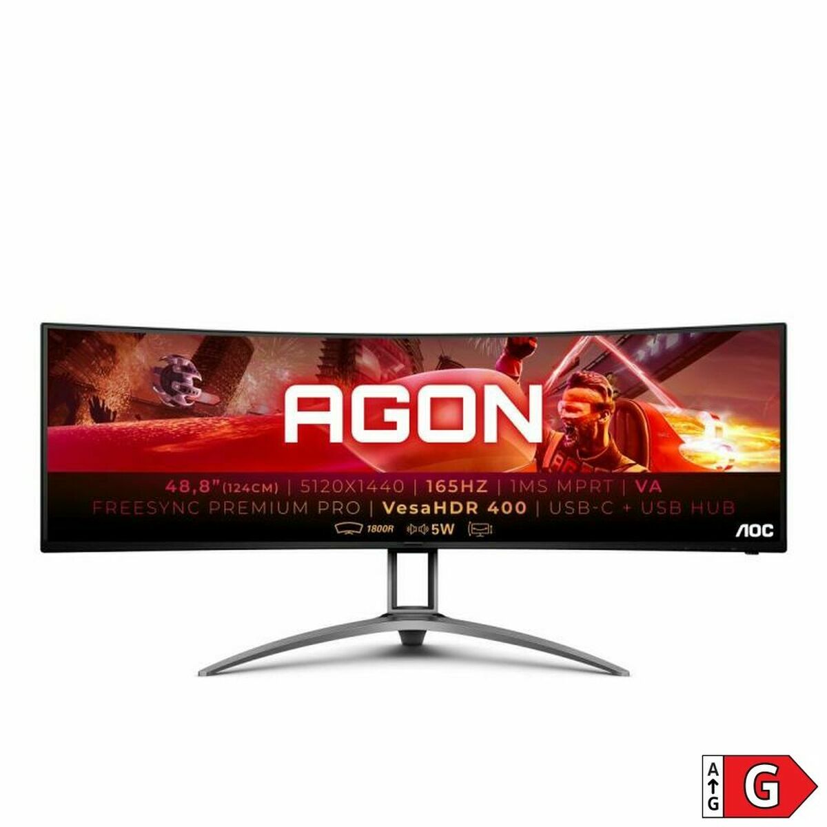 Picture of Monitor AOC AOC AGON AG493UCX2 Quad HD 49"