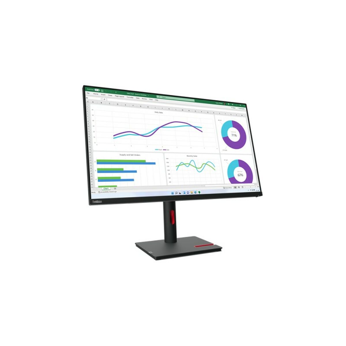 Image de Écran Lenovo ThinkVision T32h-30 32" LED 60 Hz