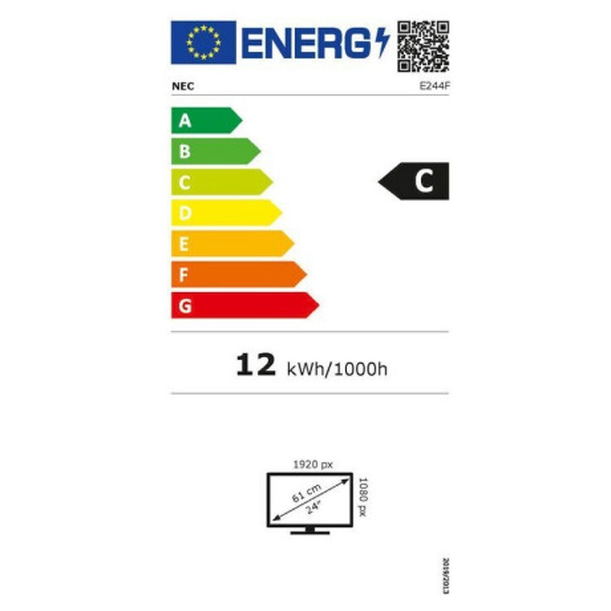 Picture of Monitor NEC E244F 24" LCD 60 Hz
