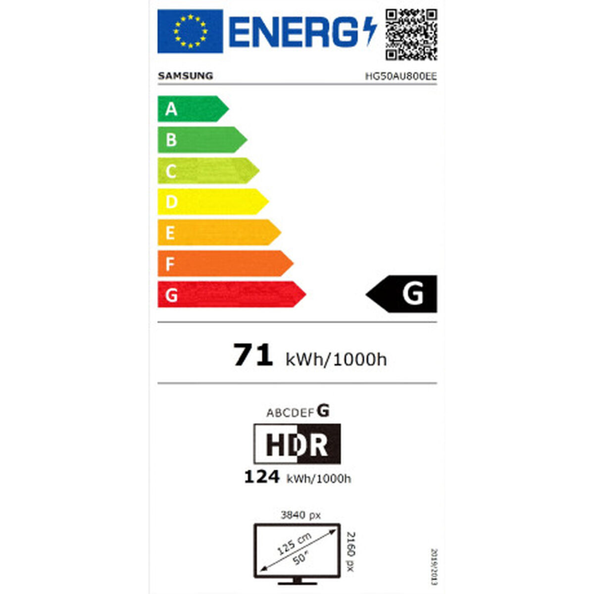 Afbeeldingen van Smart TV Samsung HG50AU800EEXEN 50" 4K Ultra HD LED HDR