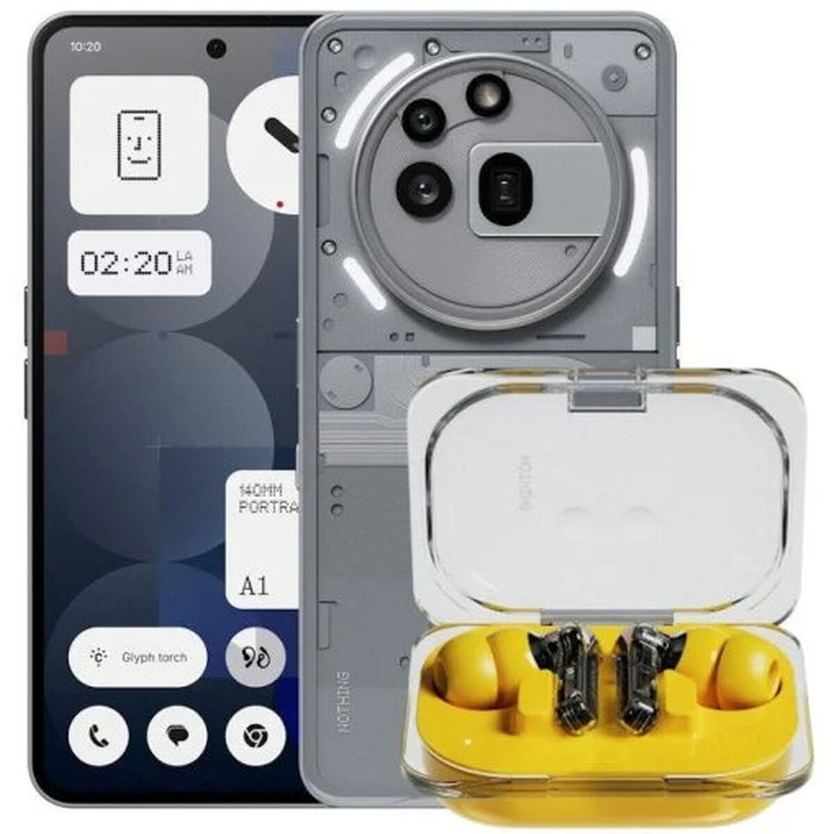 Bild von Smartphone Nothing A10400167-BUNDLE2 12 GB RAM 256 GB Yellow Grey