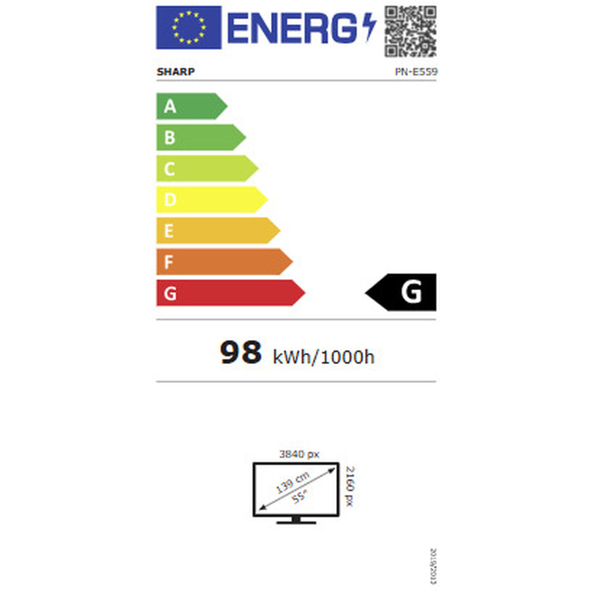 Afbeeldingen van Videowall Monitor Sharp 60006183 4K Ultra HD 55"