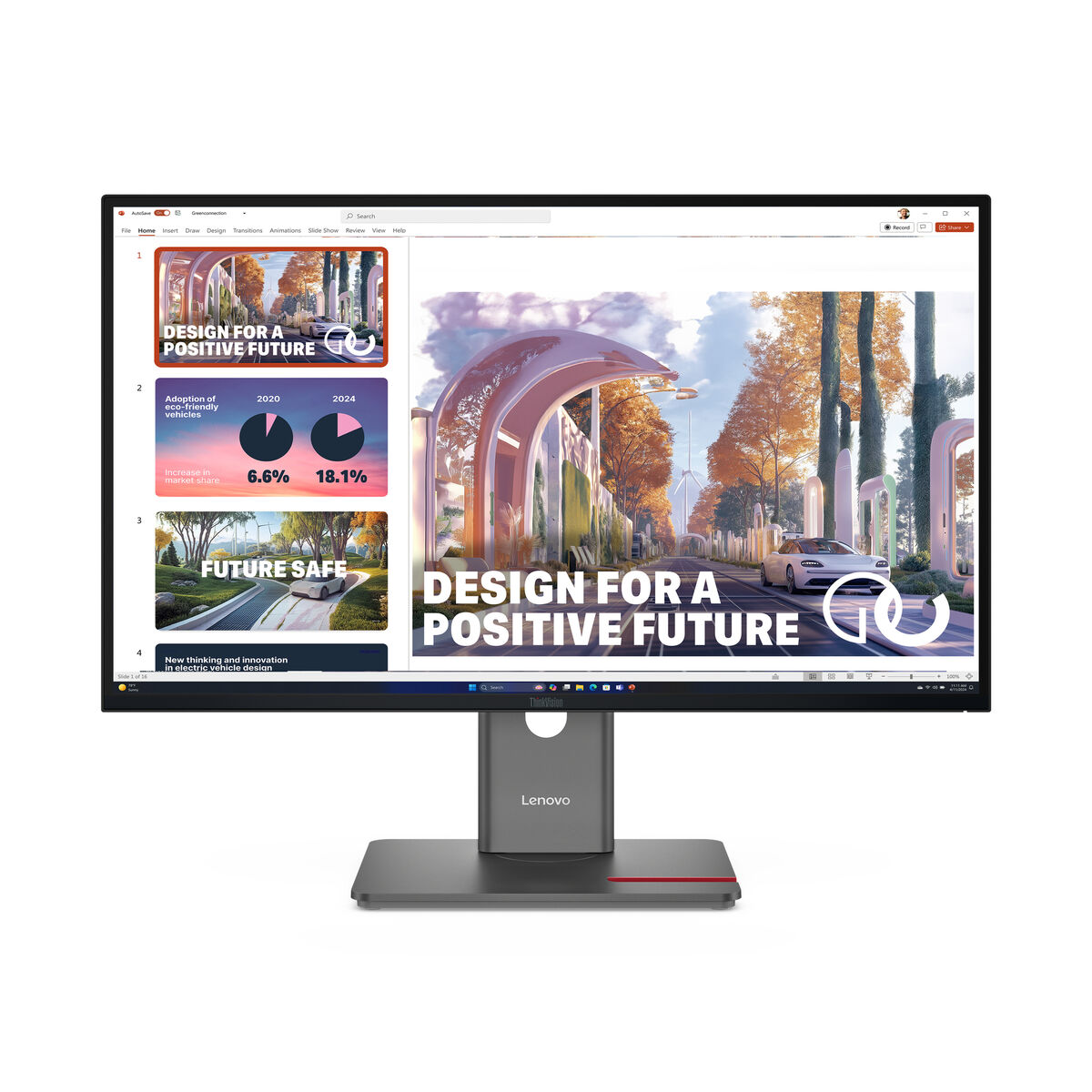 Afbeeldingen van Gaming Monitor Lenovo 64B3GAT2EU 27" Wide Quad HD