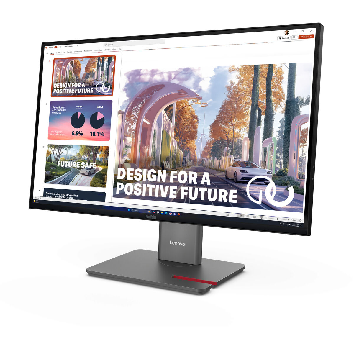 Afbeeldingen van Gaming Monitor Lenovo 64B3GAT2EU 27" Wide Quad HD