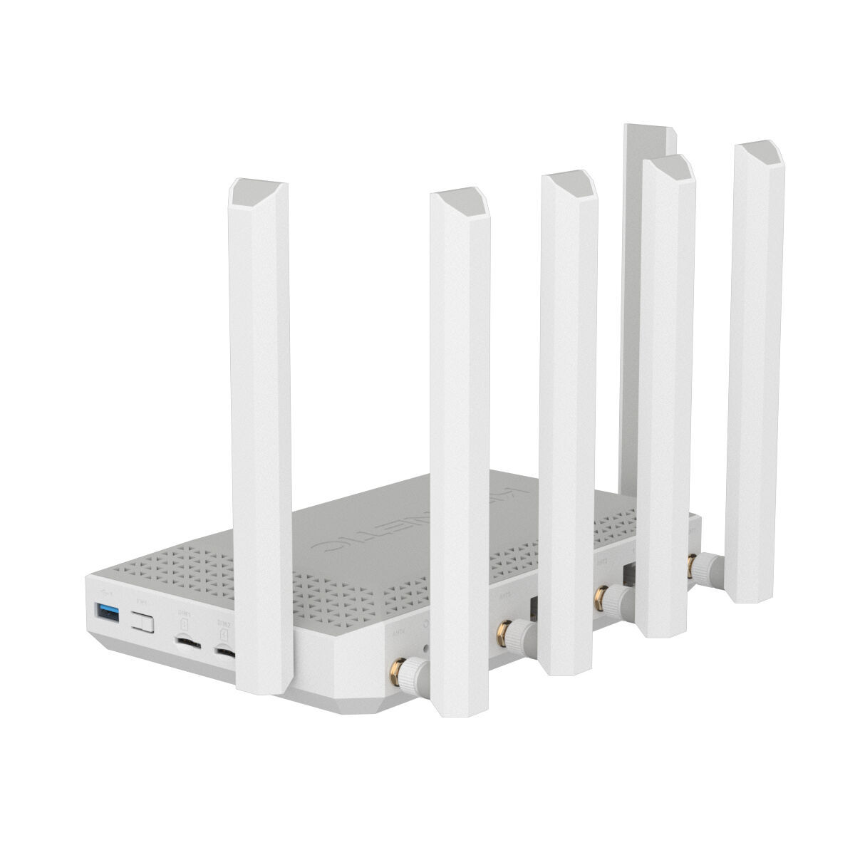 Picture of Router Keenetic KN-4110-01-EU White Grey USB 2.0 Ethernet LAN Wi-Fi 6 GHz