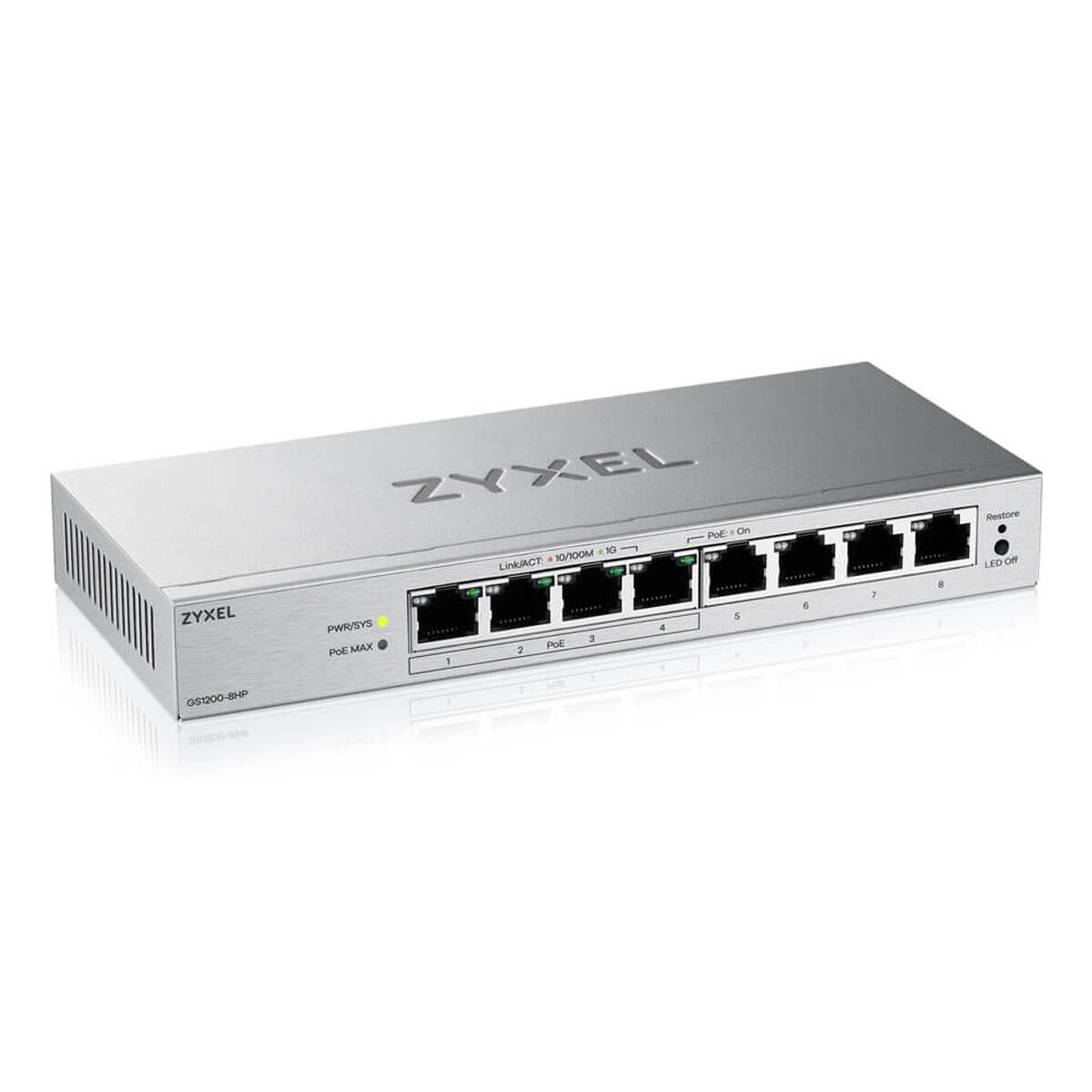 Image de Switch ZyXEL GS1200-8HPV3-EU0101F