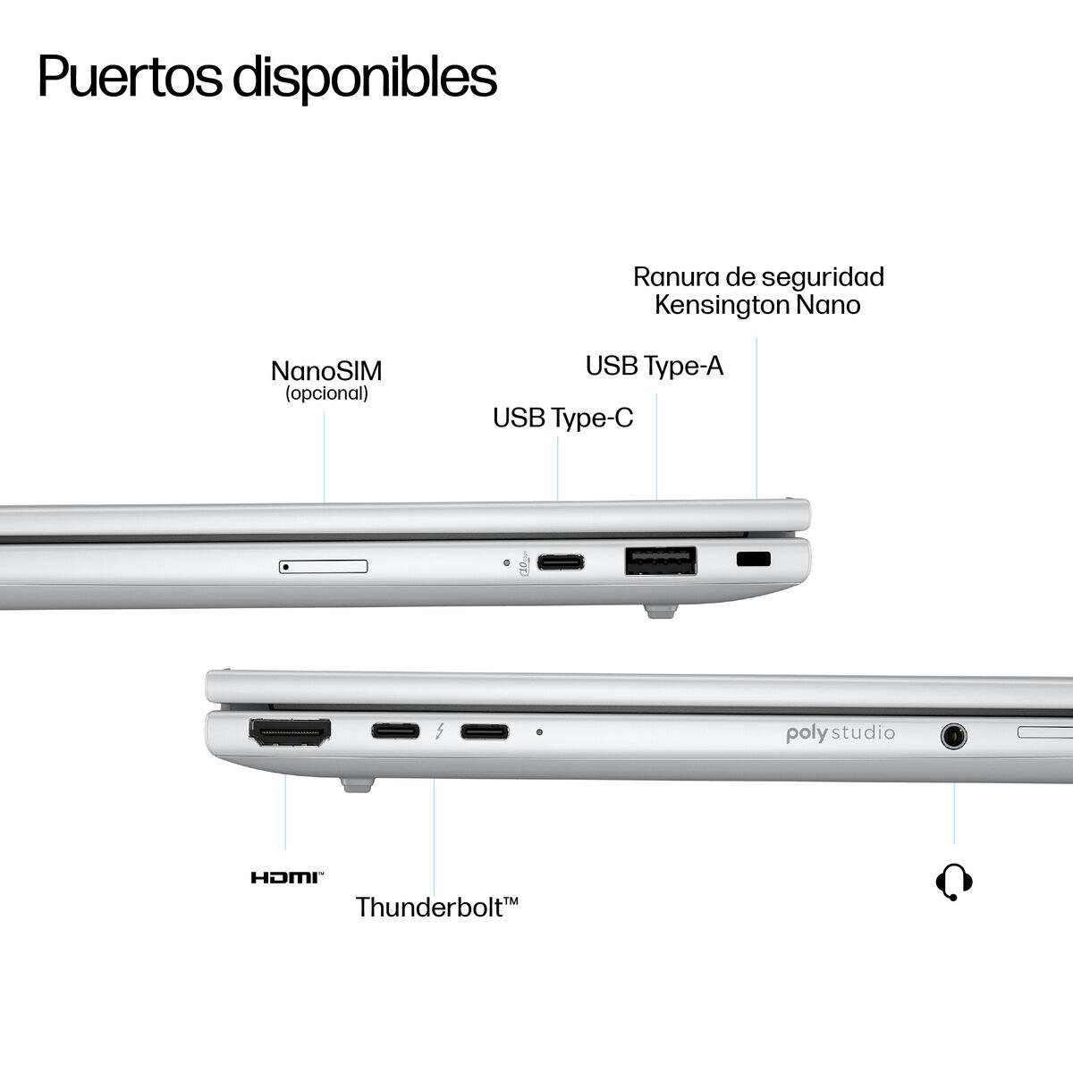 Picture of Laptop HP ELITEBOOK 8 G1I 14 U5-226V SYST 14" intel core ultra 5 16 GB RAM 512 GB SSD
