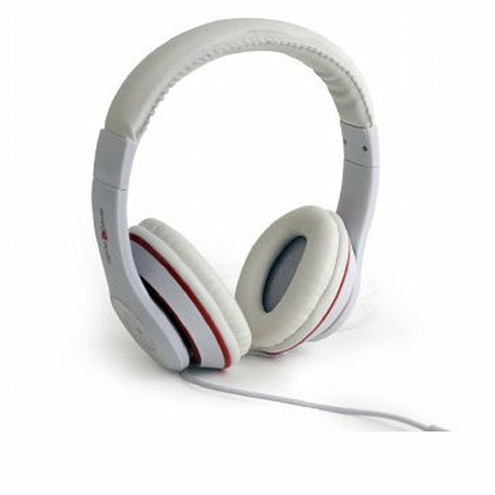 Headphones with Headband GEMBIRD Los Angeles White