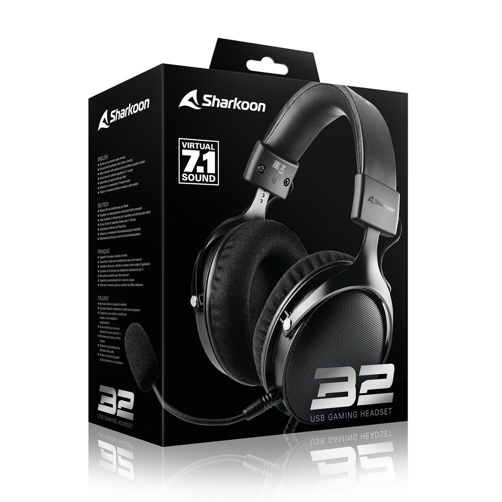 Gaming Headset with Microphone Sharkoon B2