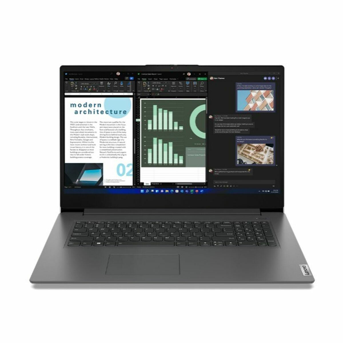 Afbeeldingen van Laptop Lenovo V17 G4 IRU 17,3" 8 GB RAM 256 GB SSD I3-1315U Spanish Qwerty