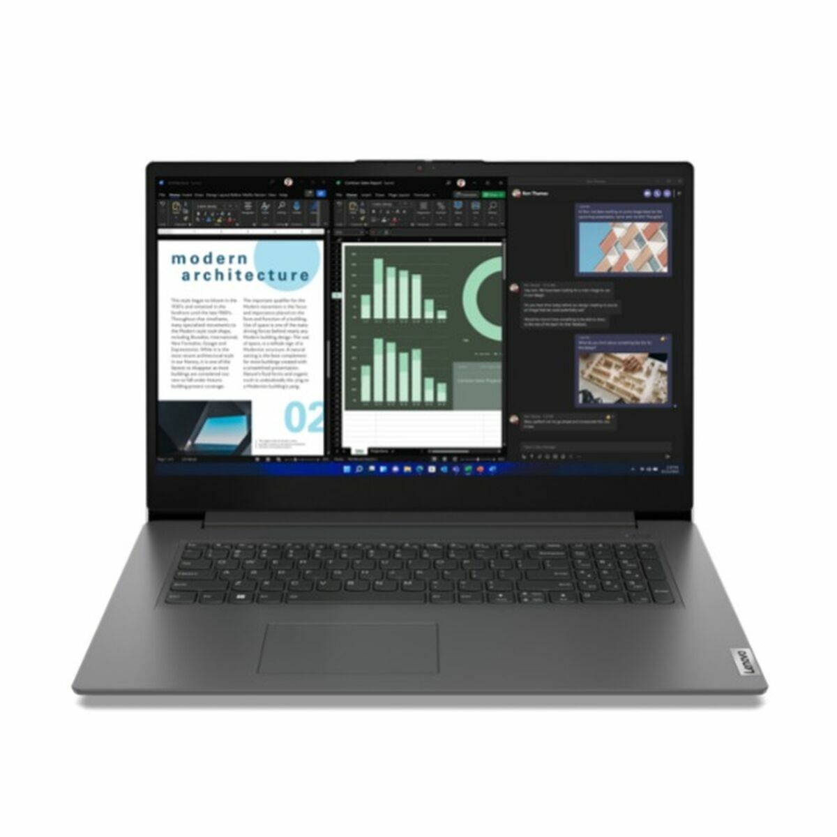 Afbeeldingen van Laptop Lenovo 83A2001KSP 17,3" Intel Core i7-1355U 16 GB RAM 512 GB SSD Spanish Qwerty