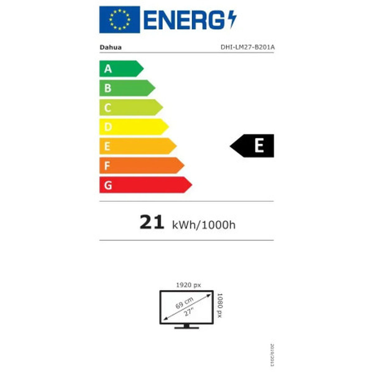 Picture of Monitor DAHUA TECHNOLOGY DHI-LM27-B201A Full HD 100 Hz