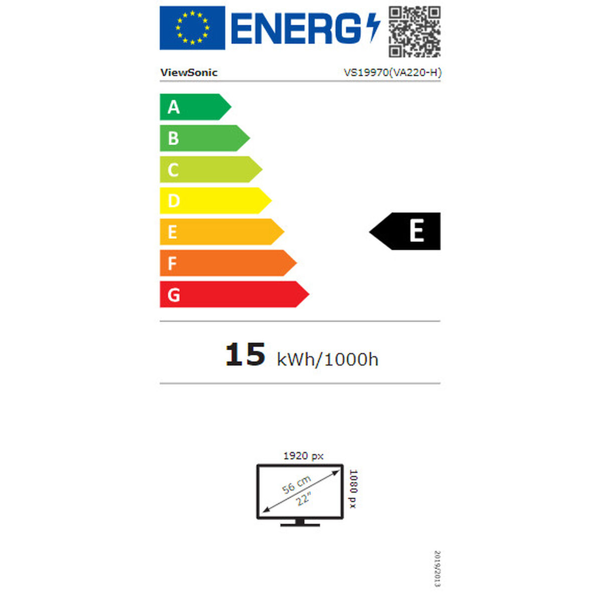 Afbeeldingen van Monitor ViewSonic VA220-H Full HD 22" 100 Hz