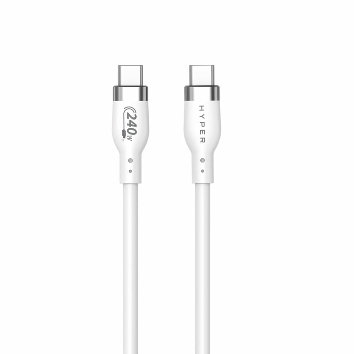 Καλώδιο USB-C Hyper HJ4002WHGL Λευκό 2 m