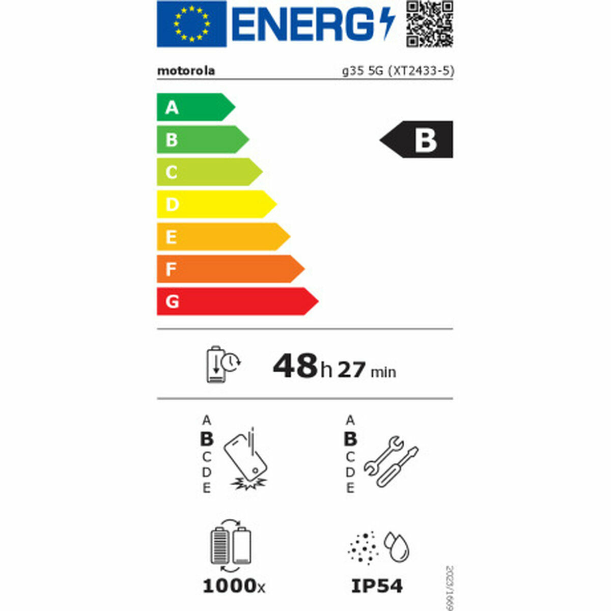 Picture of Smartphone Motorola PB3K0008SE 6,72" Octa Core 4 GB RAM 128 GB Black
