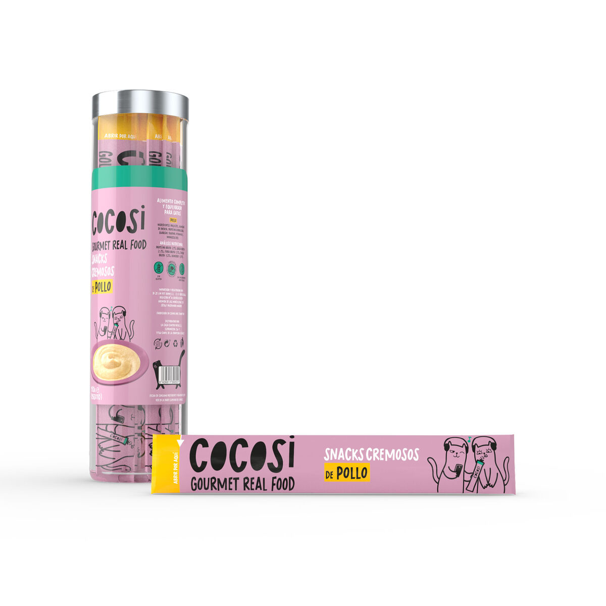 Snacks Cocosi Gourmet Real Food Chicken 10 Pieces (8 Units)