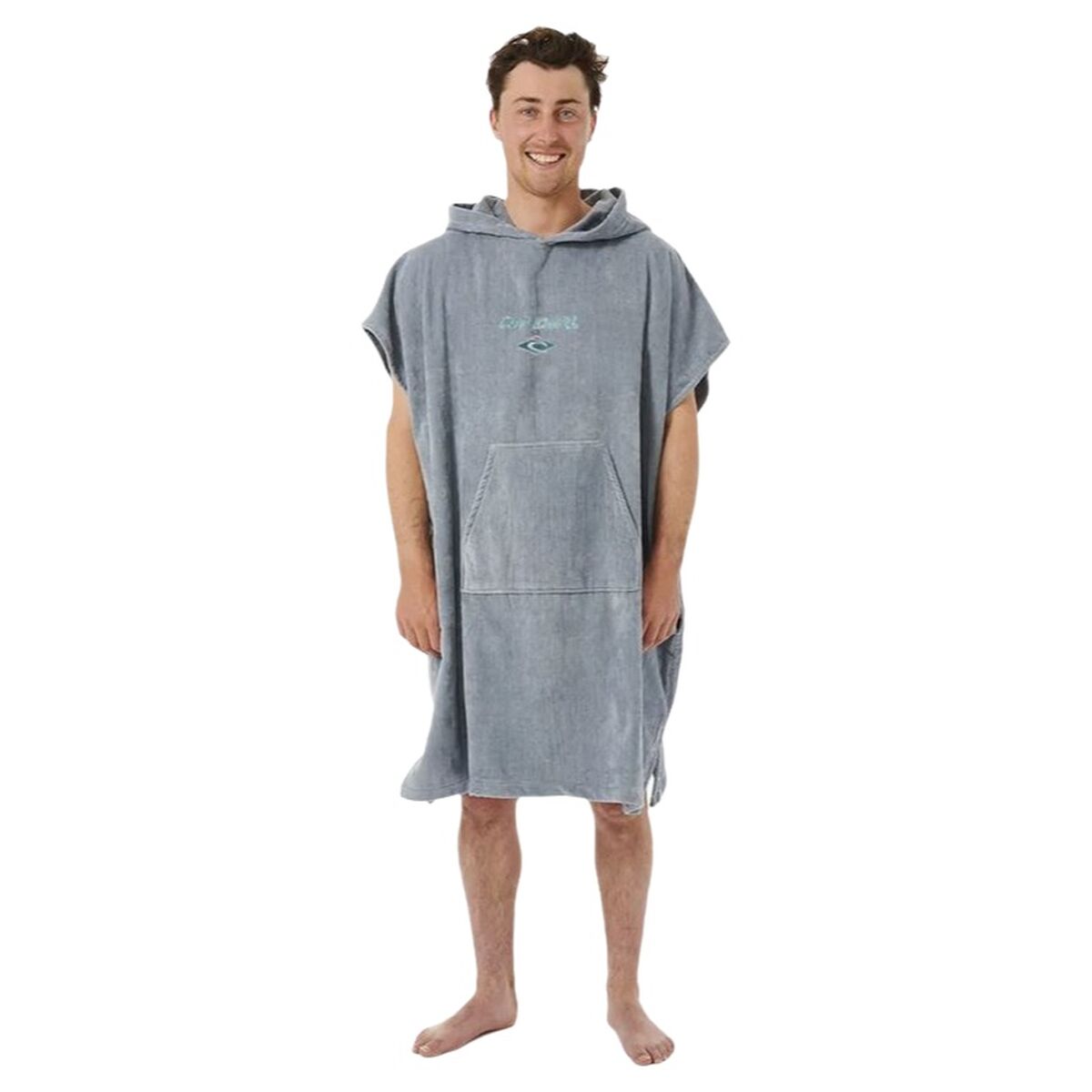 Serviette poncho avec capuche Rip Curl Logo Bleu
