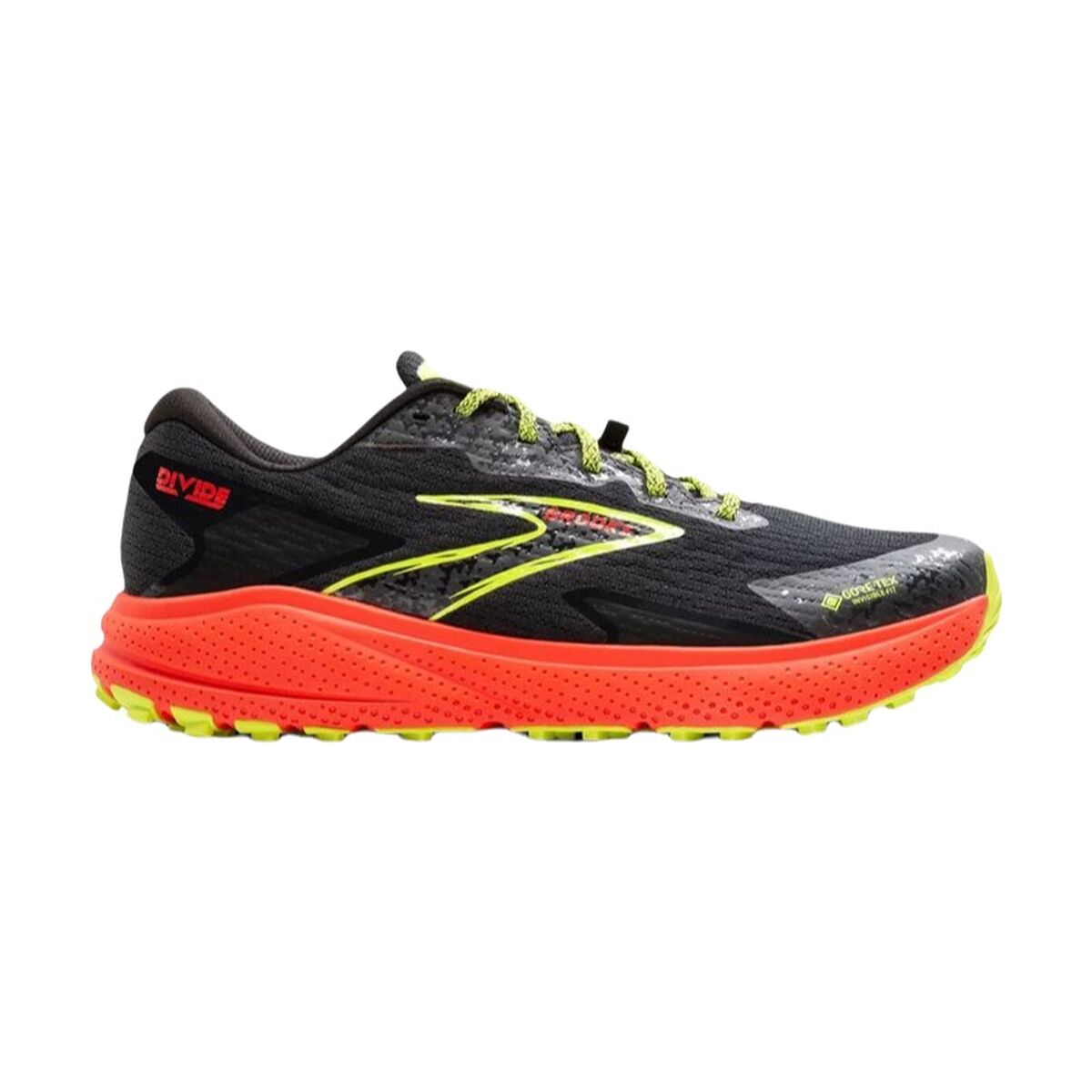 Chaussures de Running pour Adultes Brooks Divide 5 GTX Noir Rouge