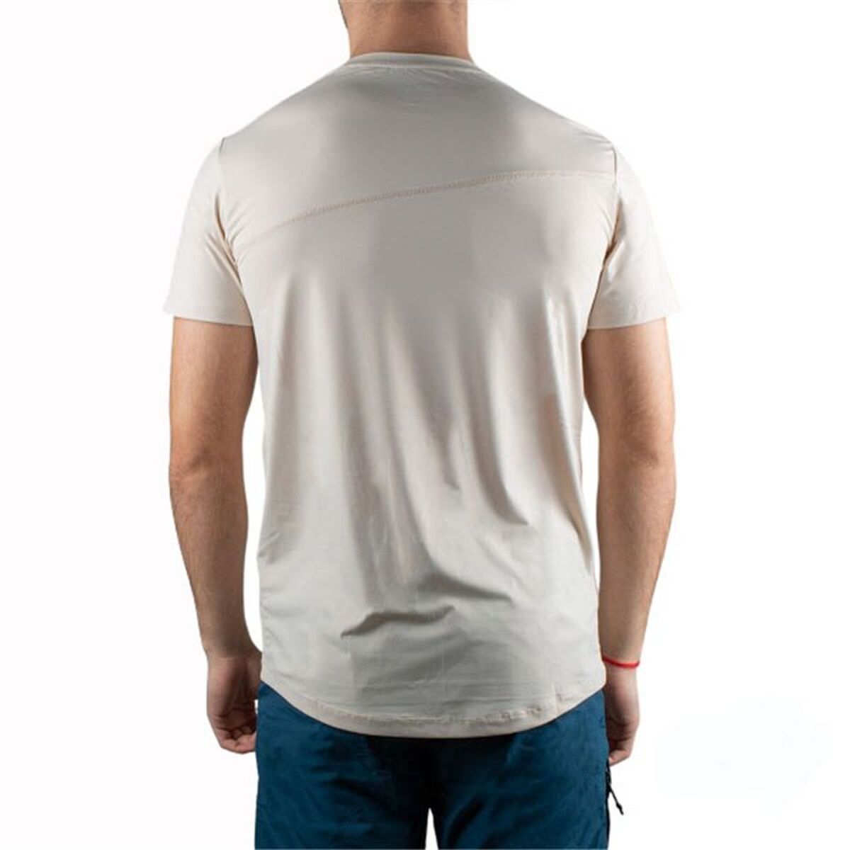 Mens Short Sleeve T-Shirt +8000 UVERO-050 Beige