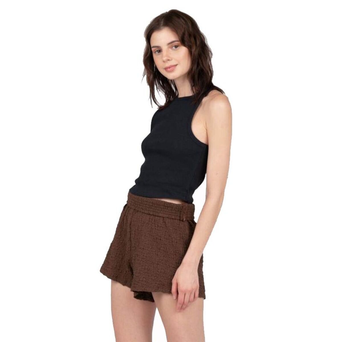 Dames Mouwloos T-shirt 24COLOURS Zwart